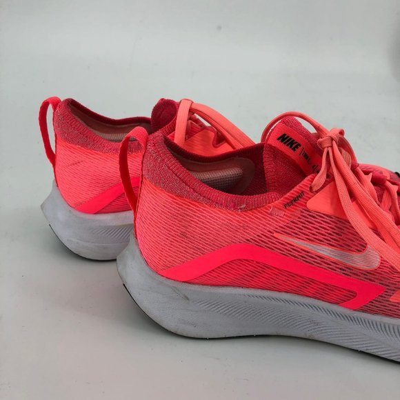 Nike Pink & White Breathable Textile Athletic Shoes | Size 8 - Picture 5 of 7